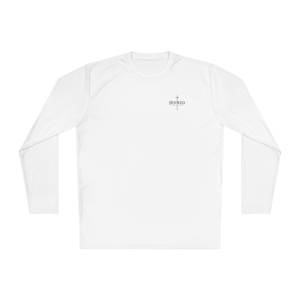 Long Sleeve Tee — Minimal 'Hooked' Chest Logo Lightweight Shirt