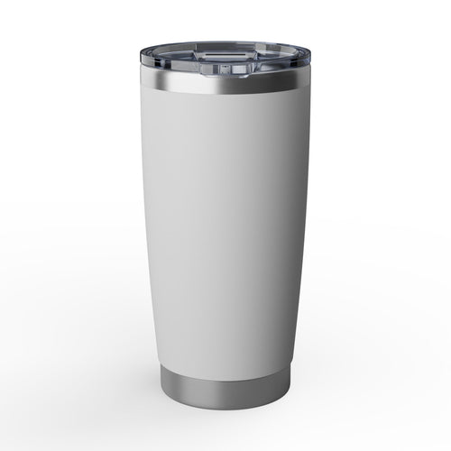 Hooked on Faith 20oz Tumbler — Christian Cross Insulated Travel Cup