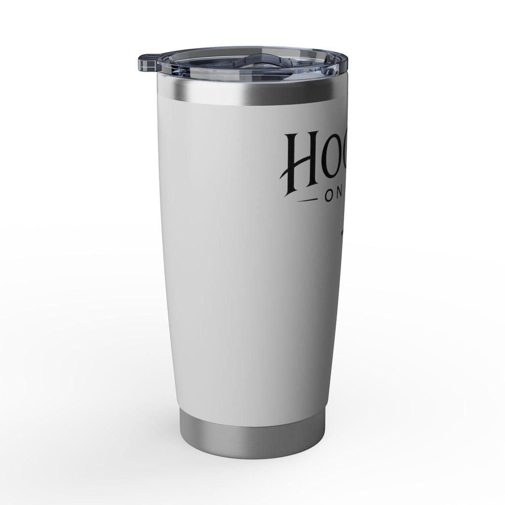 Hooked on Faith 20oz Tumbler — Christian Cross Insulated Travel Cup